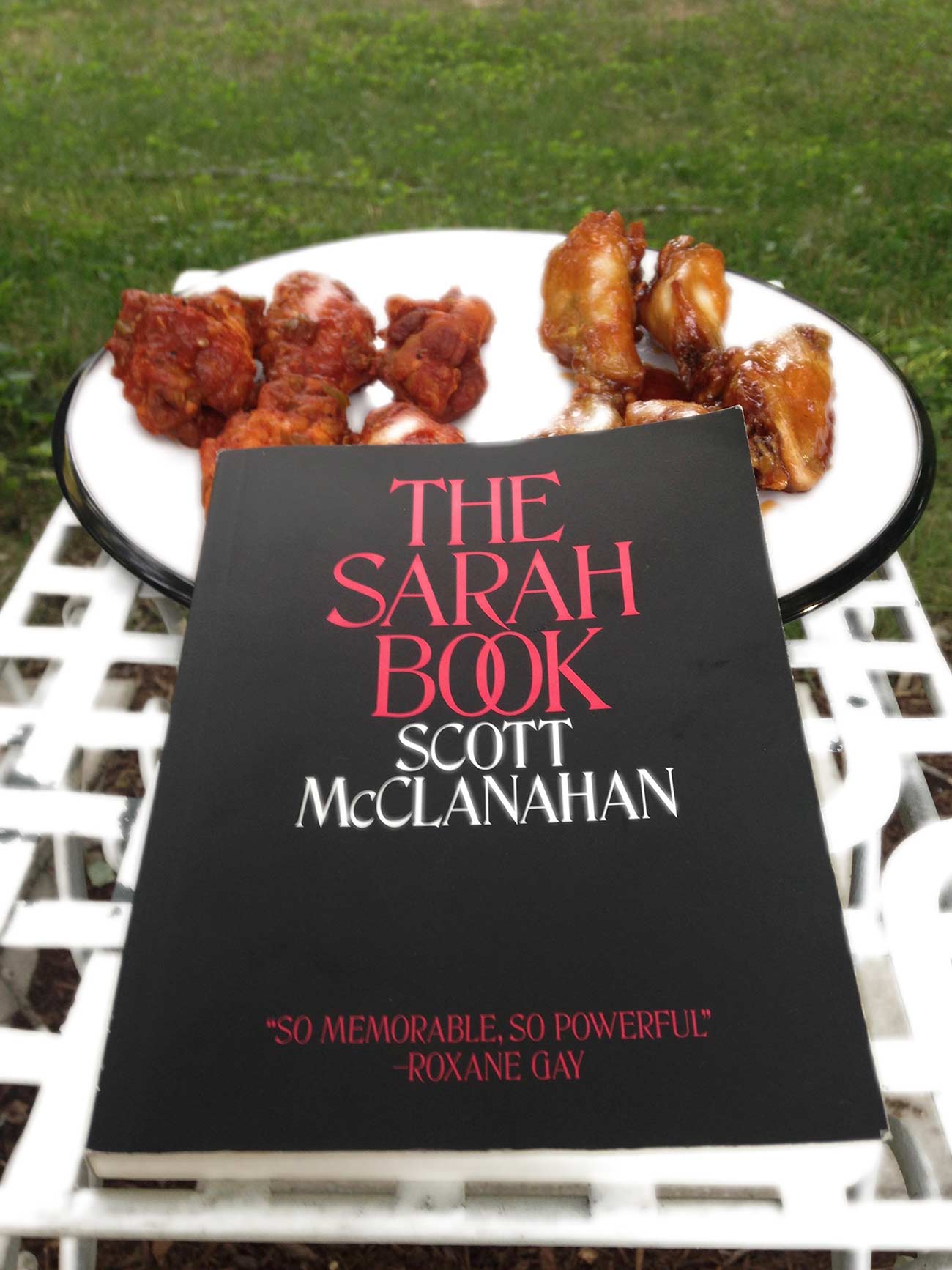 the sarah book and chicken wings